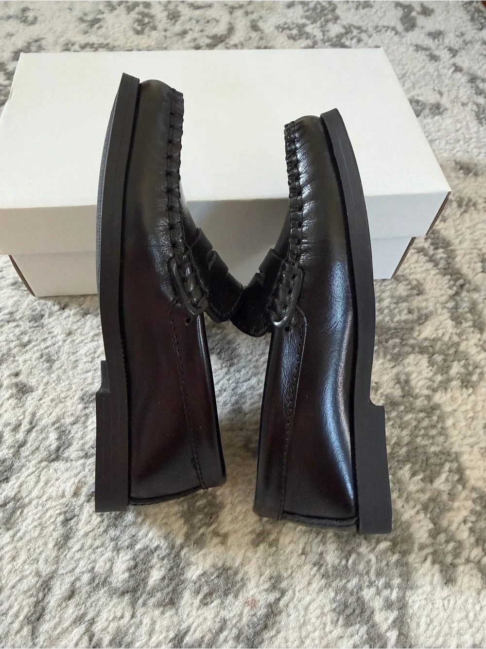 Black Kids Penny Loafers — Dress Shoes
